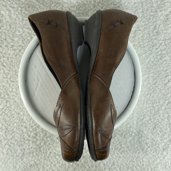 Born Charlotte Dark Brown Leather Slip On Flats Women's US Size 7 With Box - Picture 5 of 11